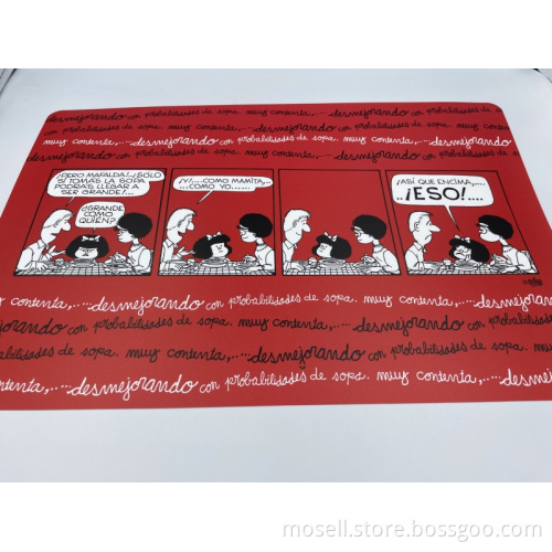 Cartoon Pattern Home Used Plastic Table Mat
